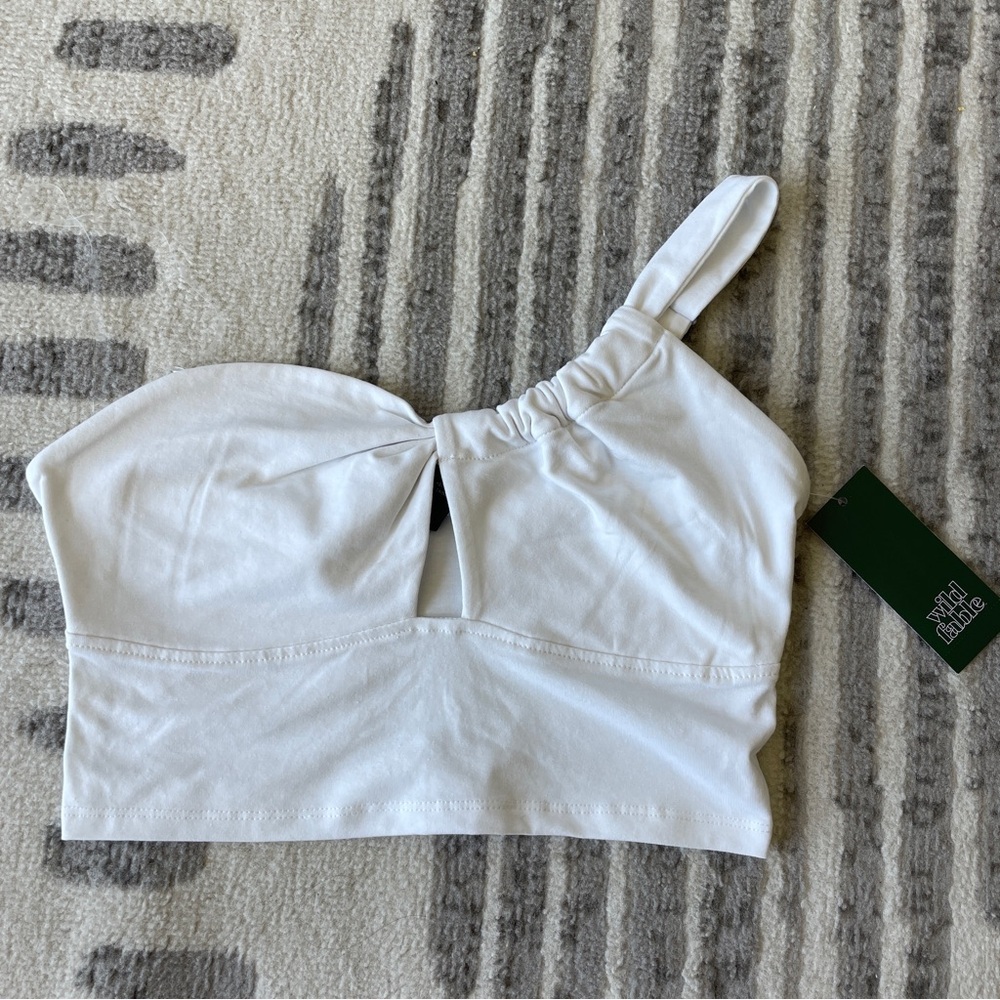 NWT Wild Fable Crop Top One Shoulder